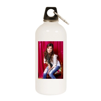 Ashley Tisdale White Water Bottle With Carabiner