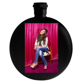 Ashley Tisdale Round Flask