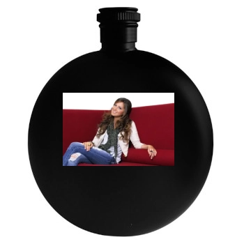 Ashley Tisdale Round Flask