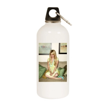 Ashley Tisdale White Water Bottle With Carabiner