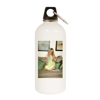 Ashley Tisdale White Water Bottle With Carabiner