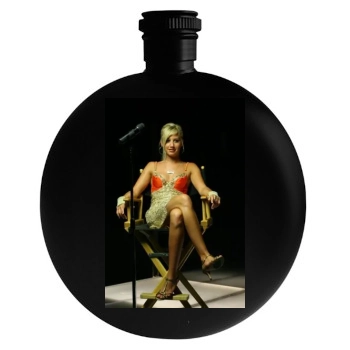 Ashley Tisdale Round Flask