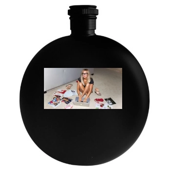 Ashley Tisdale Round Flask