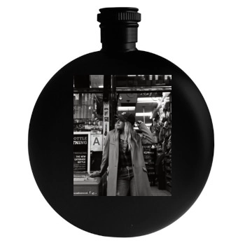 Ashley Tisdale Round Flask