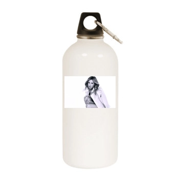 Ashley Tisdale White Water Bottle With Carabiner