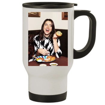 Aubrey Plaza Stainless Steel Travel Mug