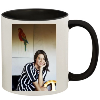 Aubrey Plaza 11oz Colored Inner & Handle Mug