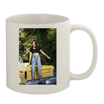 Aubrey Plaza 11oz White Mug