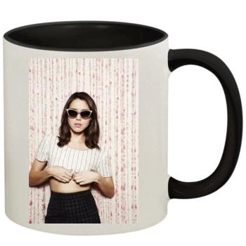 Aubrey Plaza 11oz Colored Inner & Handle Mug