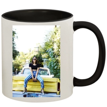 Aubrey Plaza 11oz Colored Inner & Handle Mug