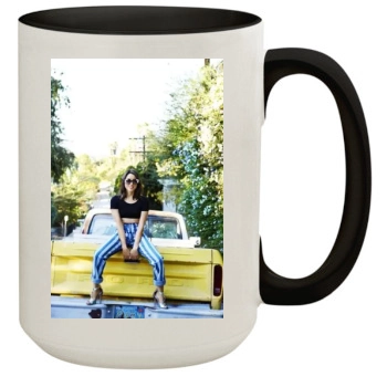 Aubrey Plaza 15oz Colored Inner & Handle Mug