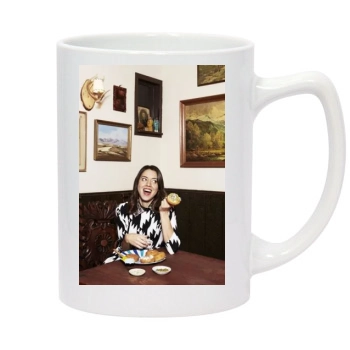 Aubrey Plaza 14oz White Statesman Mug