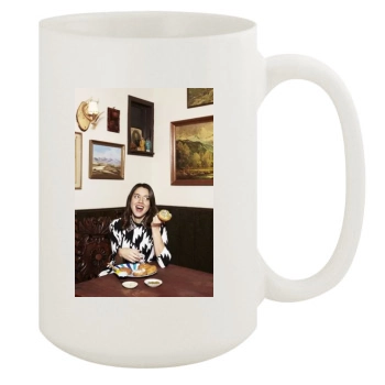 Aubrey Plaza 15oz White Mug