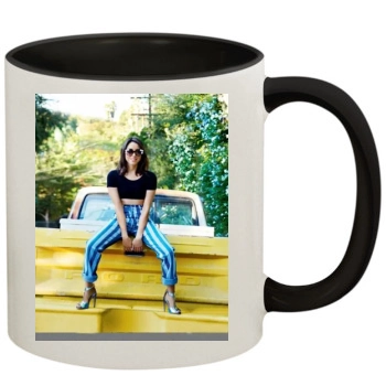 Aubrey Plaza 11oz Colored Inner & Handle Mug