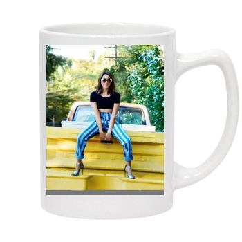 Aubrey Plaza 14oz White Statesman Mug