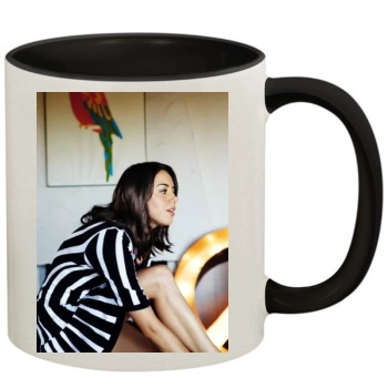 Aubrey Plaza 11oz Colored Inner & Handle Mug