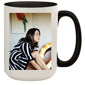 Aubrey Plaza 15oz Colored Inner & Handle Mug