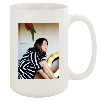 Aubrey Plaza 15oz White Mug