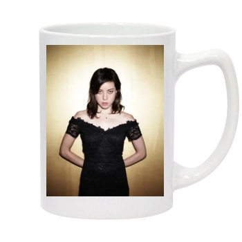 Aubrey Plaza 14oz White Statesman Mug