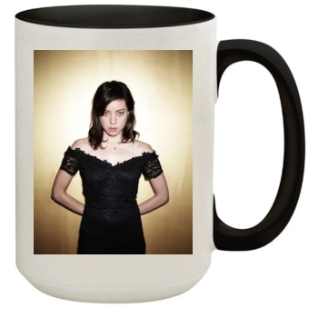 Aubrey Plaza 15oz Colored Inner & Handle Mug