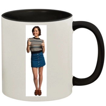 Aubrey Plaza 11oz Colored Inner & Handle Mug