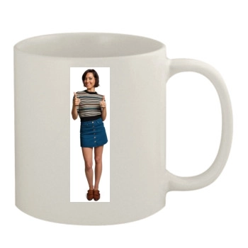 Aubrey Plaza 11oz White Mug