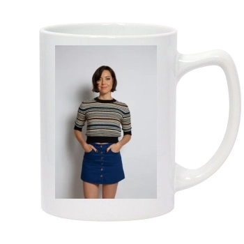 Aubrey Plaza 14oz White Statesman Mug