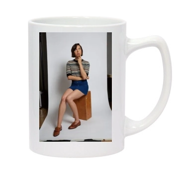 Aubrey Plaza 14oz White Statesman Mug