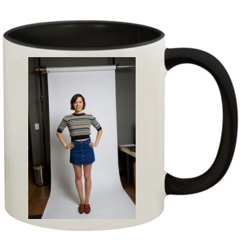 Aubrey Plaza 11oz Colored Inner & Handle Mug