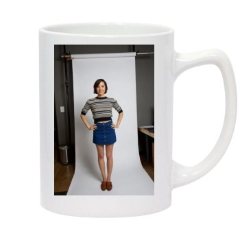 Aubrey Plaza 14oz White Statesman Mug