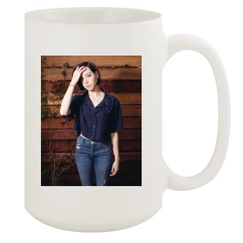 Aubrey Plaza 15oz White Mug