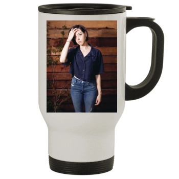 Aubrey Plaza Stainless Steel Travel Mug