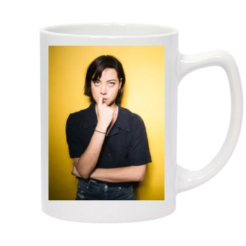 Aubrey Plaza 14oz White Statesman Mug