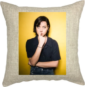 Aubrey Plaza Pillow