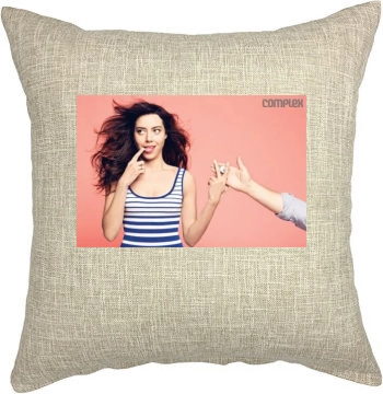 Aubrey Plaza Pillow