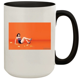 Aubrey Plaza 15oz Colored Inner & Handle Mug