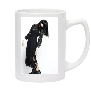 Aubrey Plaza 14oz White Statesman Mug