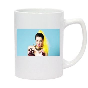 Aubrey Plaza 14oz White Statesman Mug