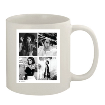 Aubrey Plaza 11oz White Mug