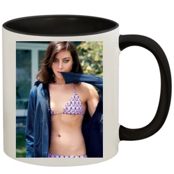 Aubrey Plaza 11oz Colored Inner & Handle Mug