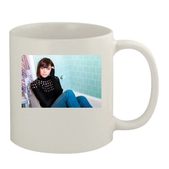 Aubrey Plaza 11oz White Mug