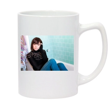 Aubrey Plaza 14oz White Statesman Mug