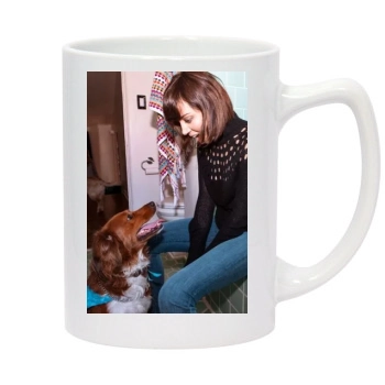 Aubrey Plaza 14oz White Statesman Mug