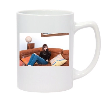 Aubrey Plaza 14oz White Statesman Mug