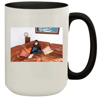 Aubrey Plaza 15oz Colored Inner & Handle Mug