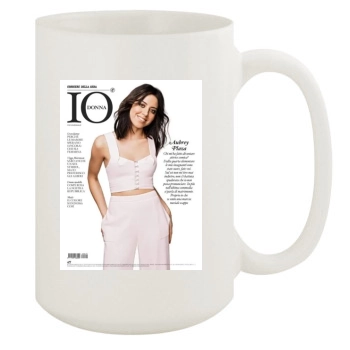 Aubrey Plaza 15oz White Mug