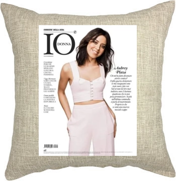 Aubrey Plaza Pillow