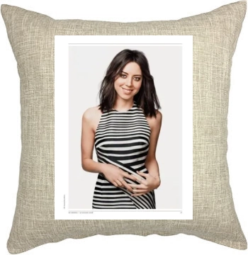 Aubrey Plaza Pillow