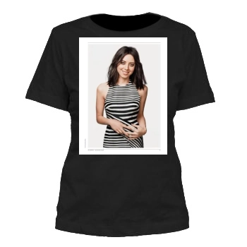 Aubrey Plaza Women's Cut T-Shirt