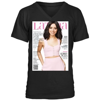 Aubrey Plaza Men's V-Neck T-Shirt